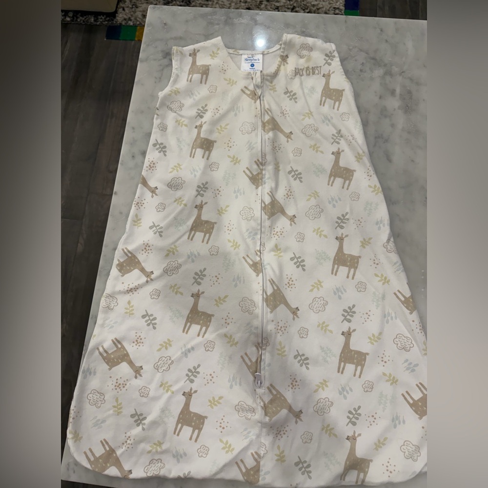 Halo Baby White and Brown Deer Sleep Sack